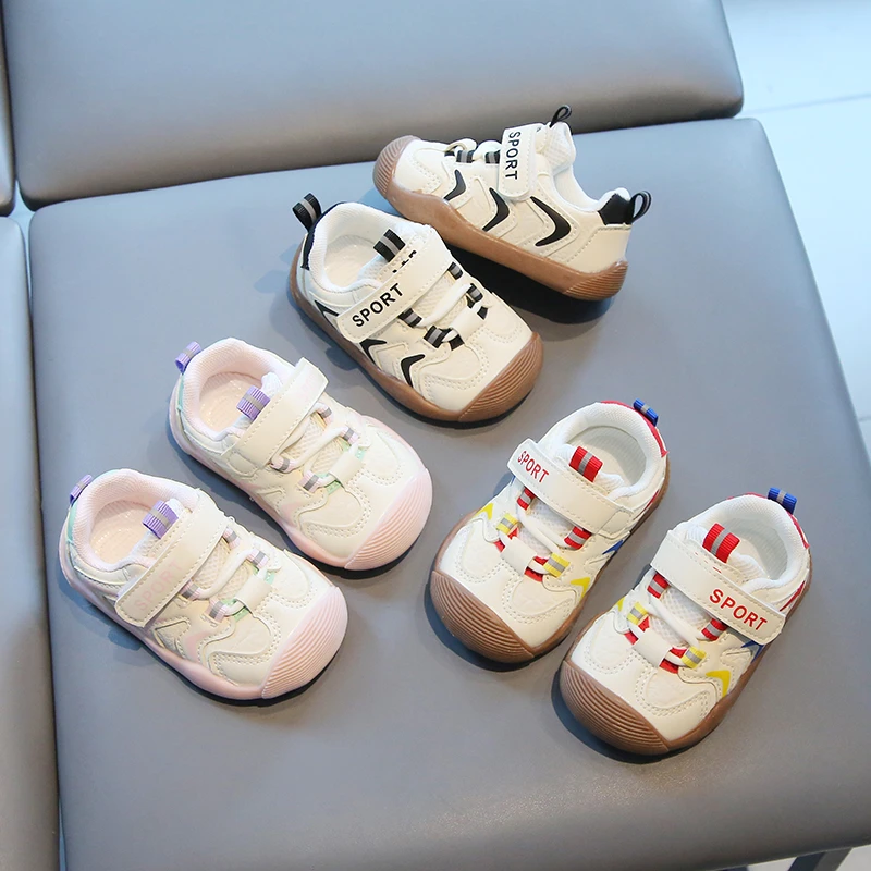 宝宝学步鞋春秋季新款婴幼儿防滑软底机能鞋1-3岁男女小童运动鞋