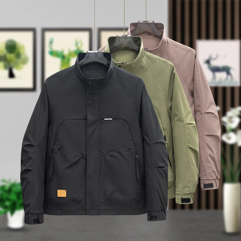 020-936 帅气夹克2025男韩版立领春秋季新款时尚潮流短款外套