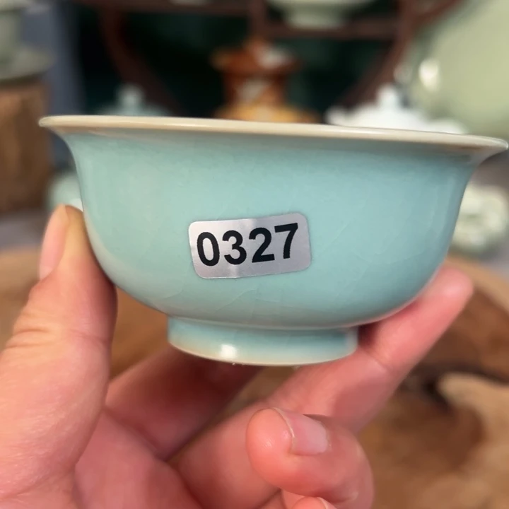 杯仿古釉压手杯一级