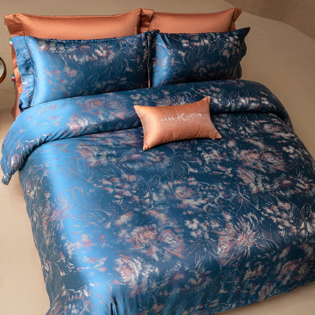 【懒猫猫家纺】奥利维亚 埃及棉色织提花轻奢床上用品四件套