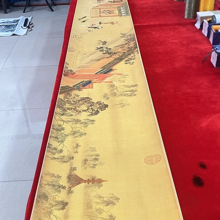 手工装裱书画作品