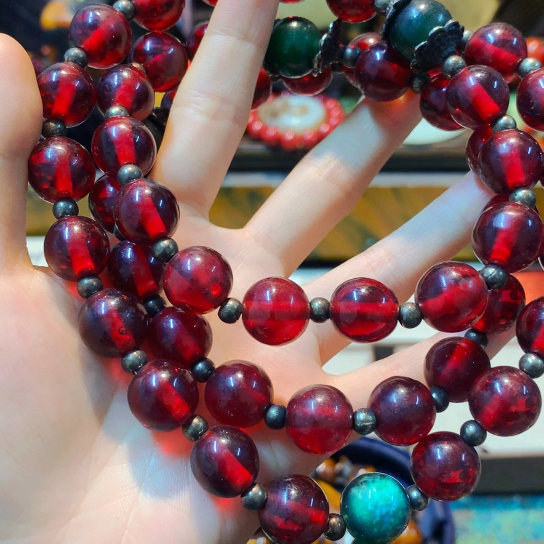 血珀颈饰未镶嵌噢噢哦噢哦噢哦噢哦