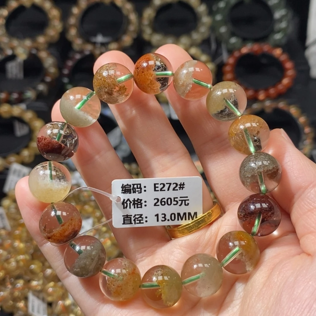 水晶未镶嵌手链E272#13.0mm