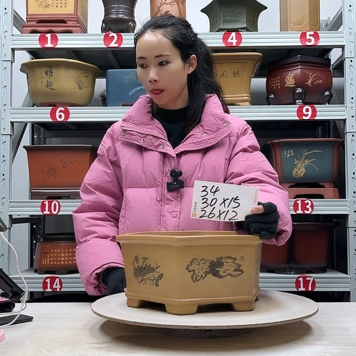 紫砂花盆紫砂花盆