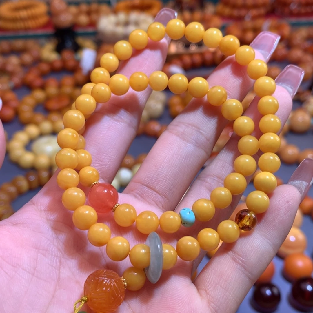 【闪购商品】未镶嵌琥珀手链蜜蜡