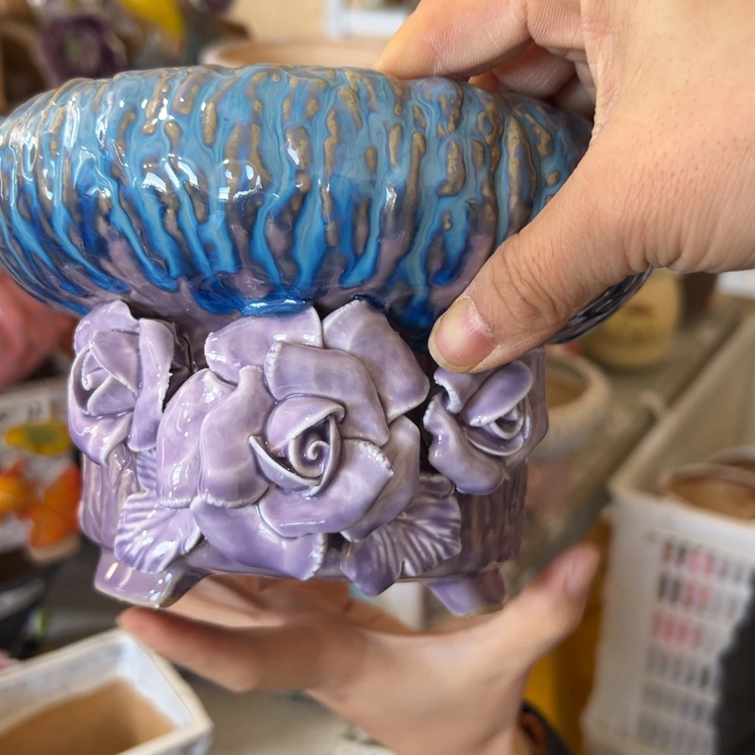 多肉花盆，满20发货爱退款拉黑