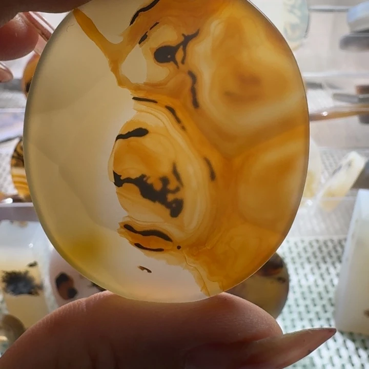 玛瑙/玉髓未镶嵌项链