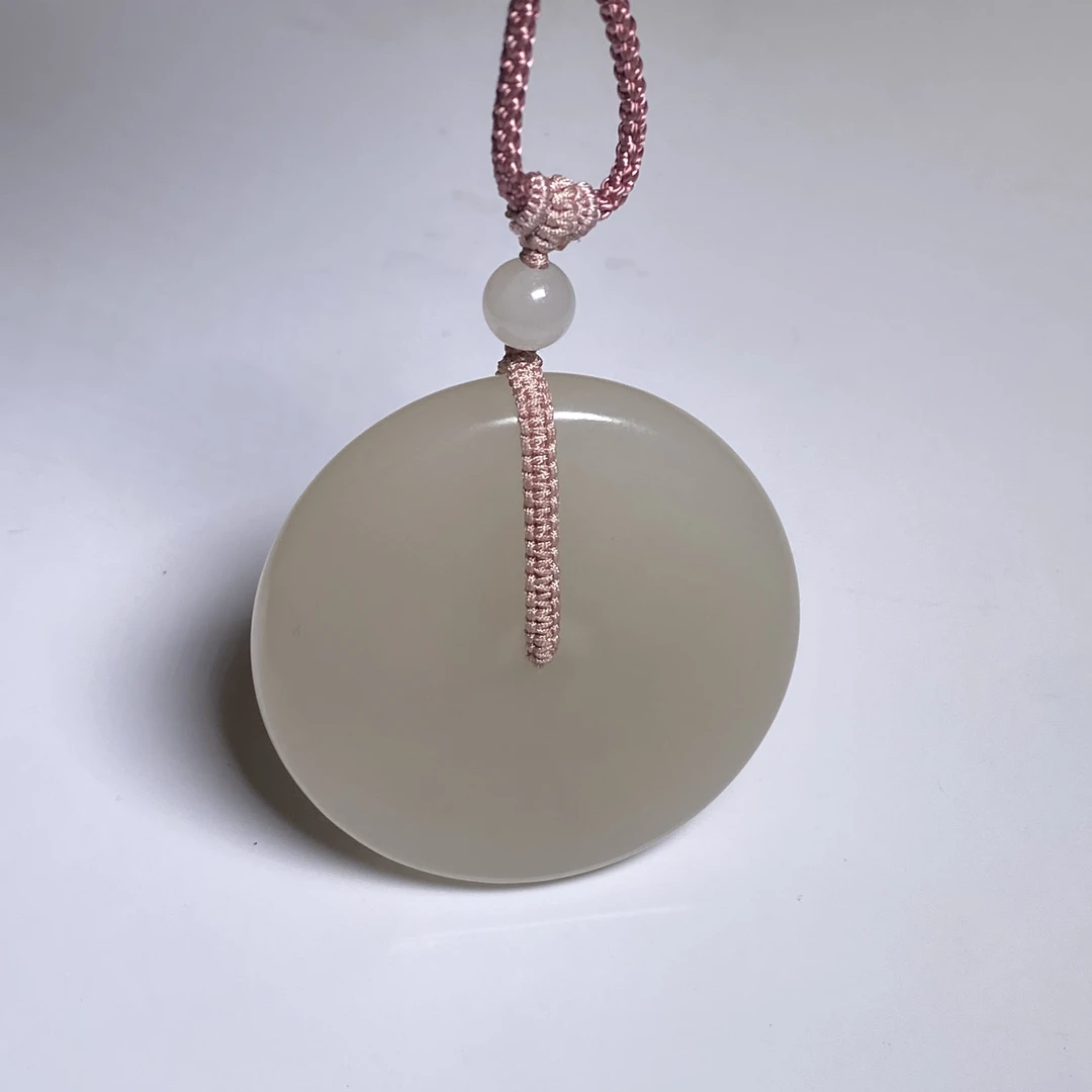 【小北珠宝】和田玉吊坠13-23N20X45【多样性发一件】约50*50mm带绳