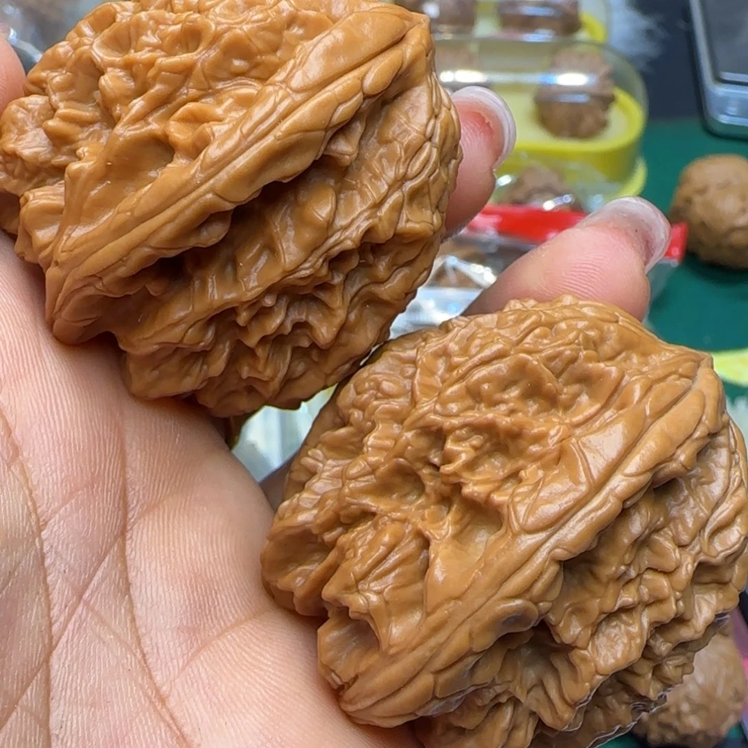 吊坠文玩核桃42全品原桩暴雪