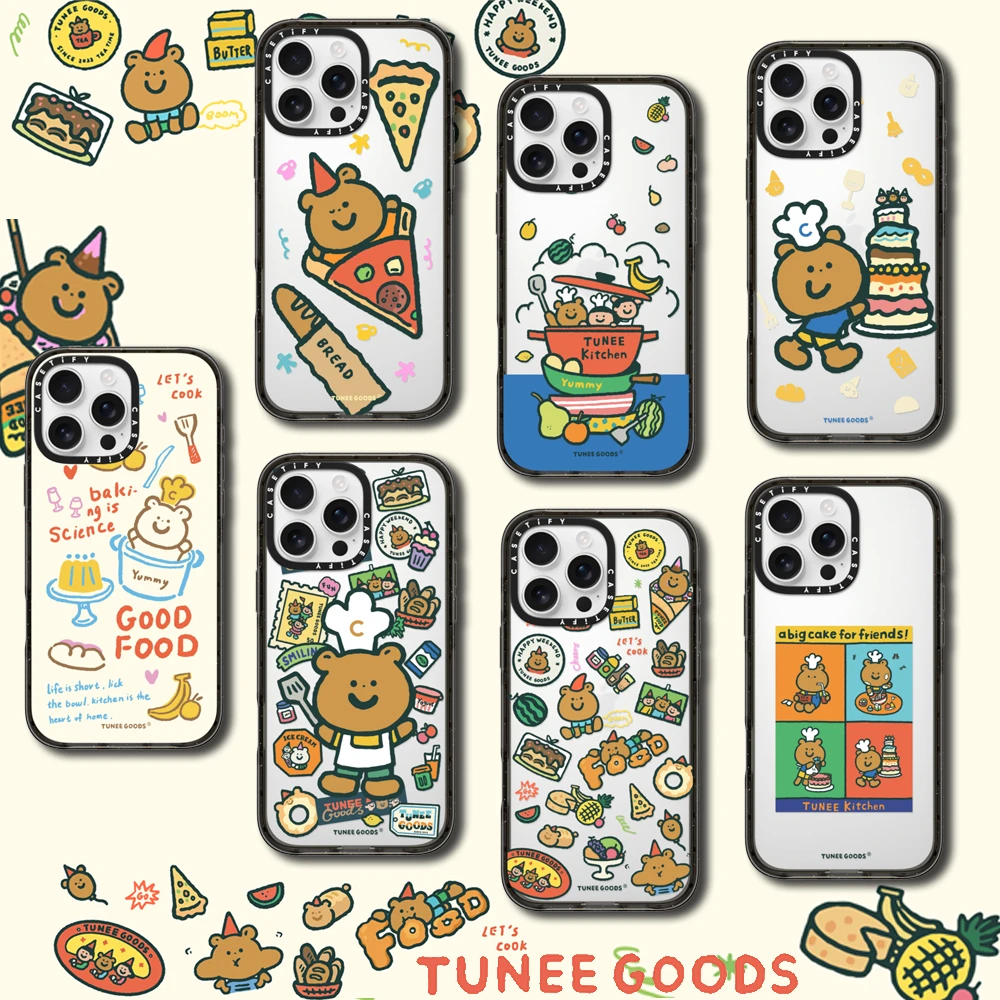casetify 小熊厨师cook 手机壳适用iPhone16/15/14/13/ProMax