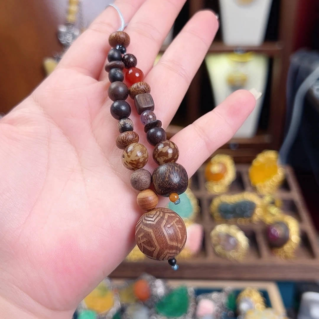 玛瑙未镶嵌挂件手机链