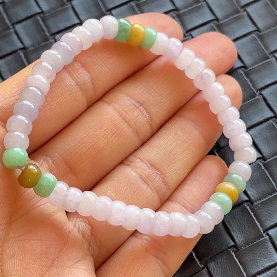 翡翠颈饰未镶嵌才***虹不退换