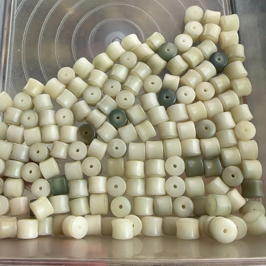 菩提根/象牙果吊坠卡10果绿竹节100颗➕20备珠