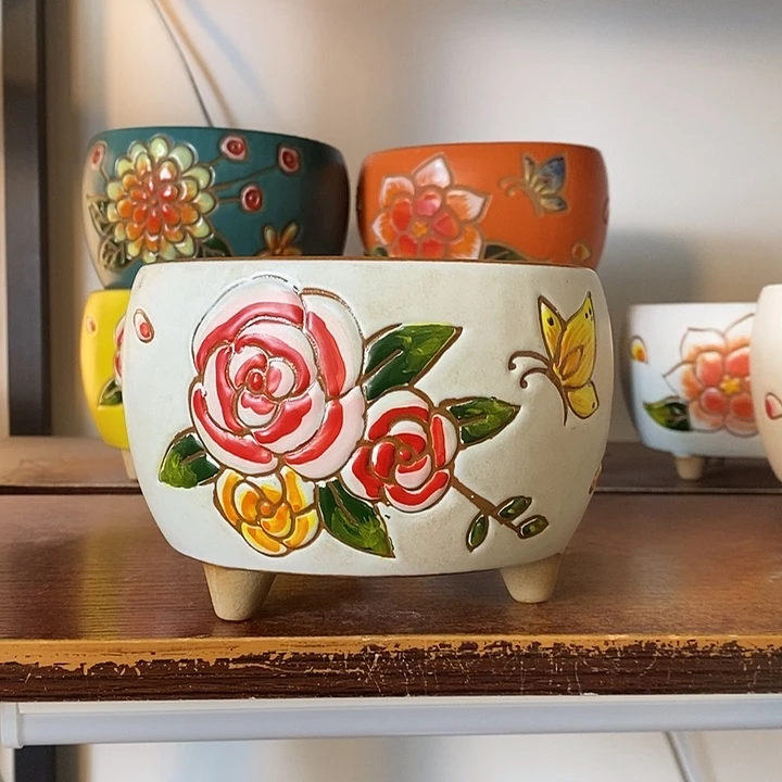 韩式多肉植物花盆