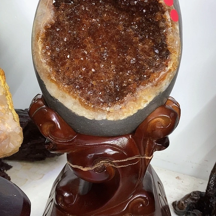 摆件未镶嵌水晶卡***明摆件