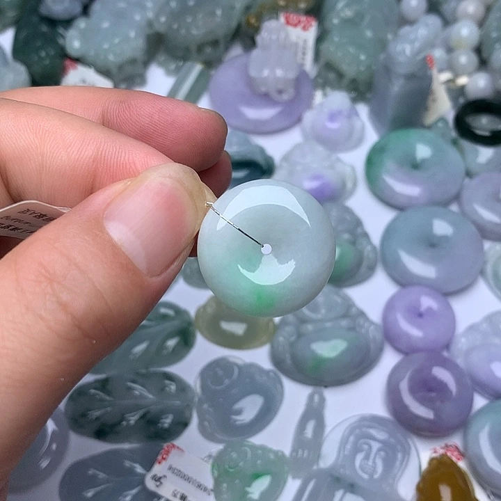 翡翠未镶嵌颈饰天然翡翠