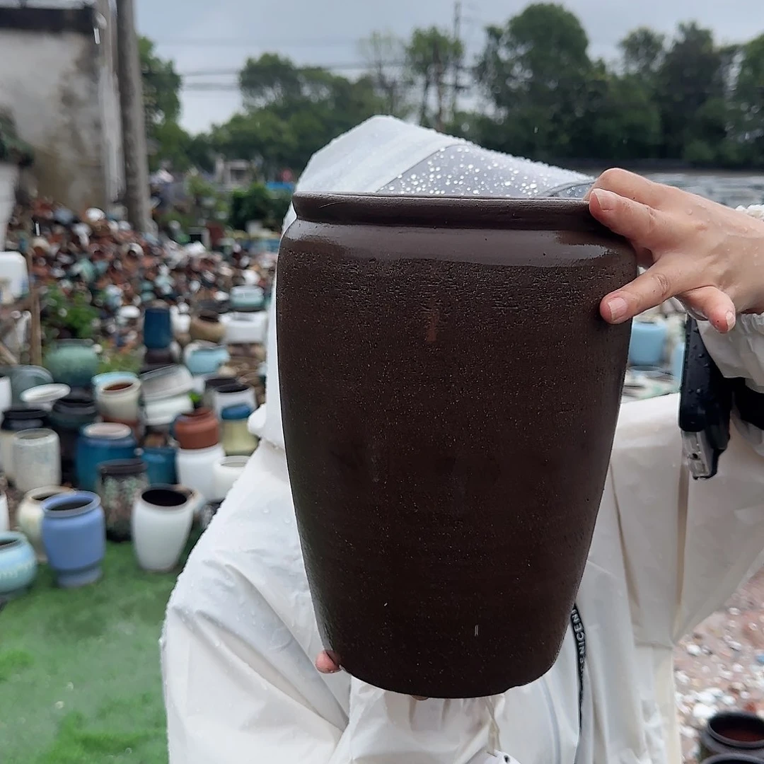 紫砂花盆王嫂花盆0615-585高25口18