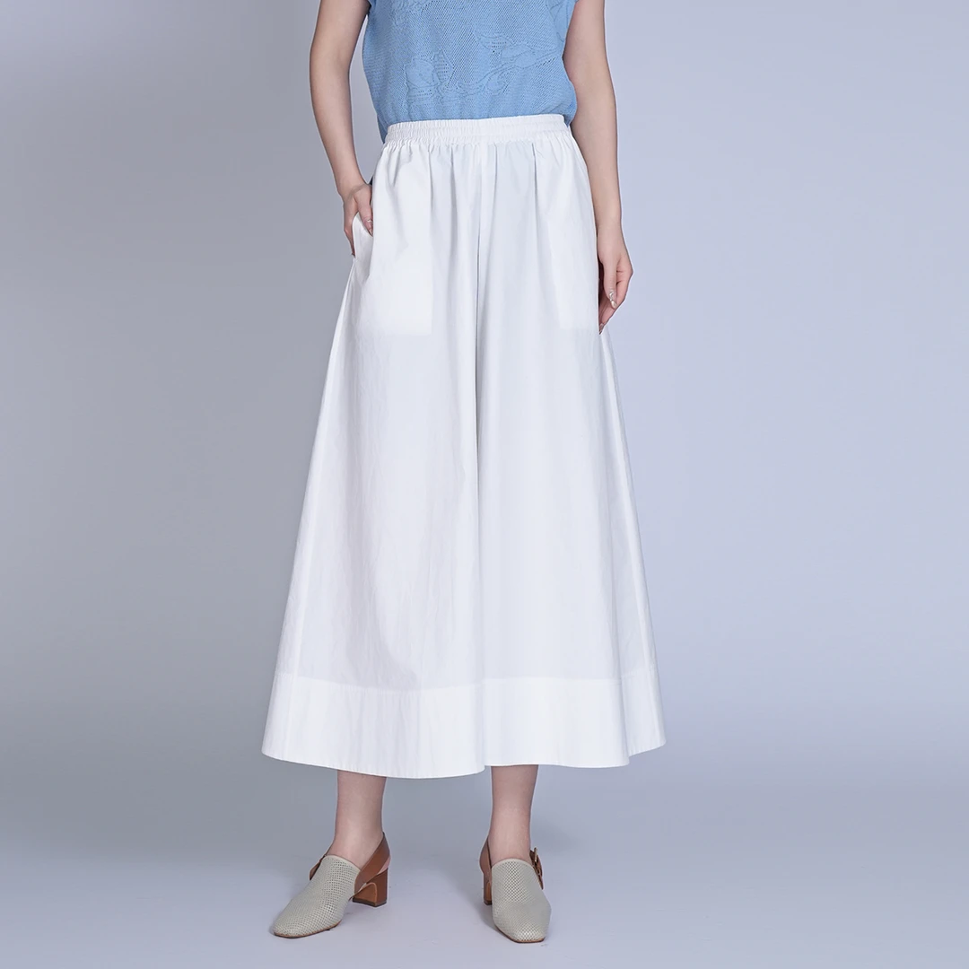 浒城古娘欧若风春夏复古休闲通勤新款百搭时尚长款裤裙HBSS090037