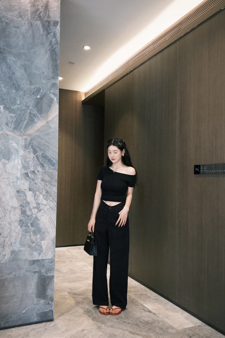 【BAGALIO】复古简约宽松直筒牛仔裤 2878