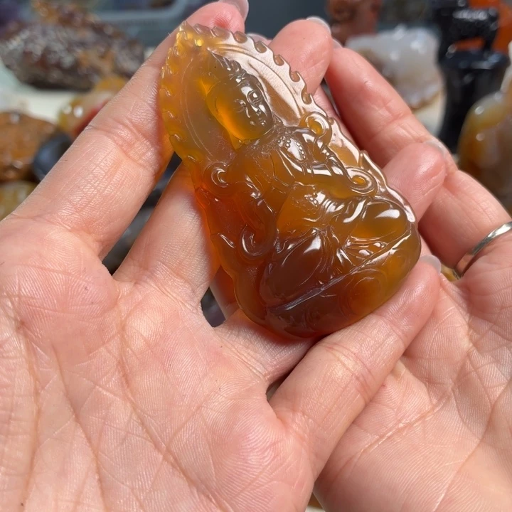 玛瑙/玉髓未镶嵌吊坠(不含链)