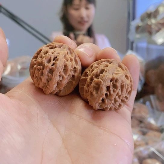 【闪购商品】把件文玩核桃32苹果迷你