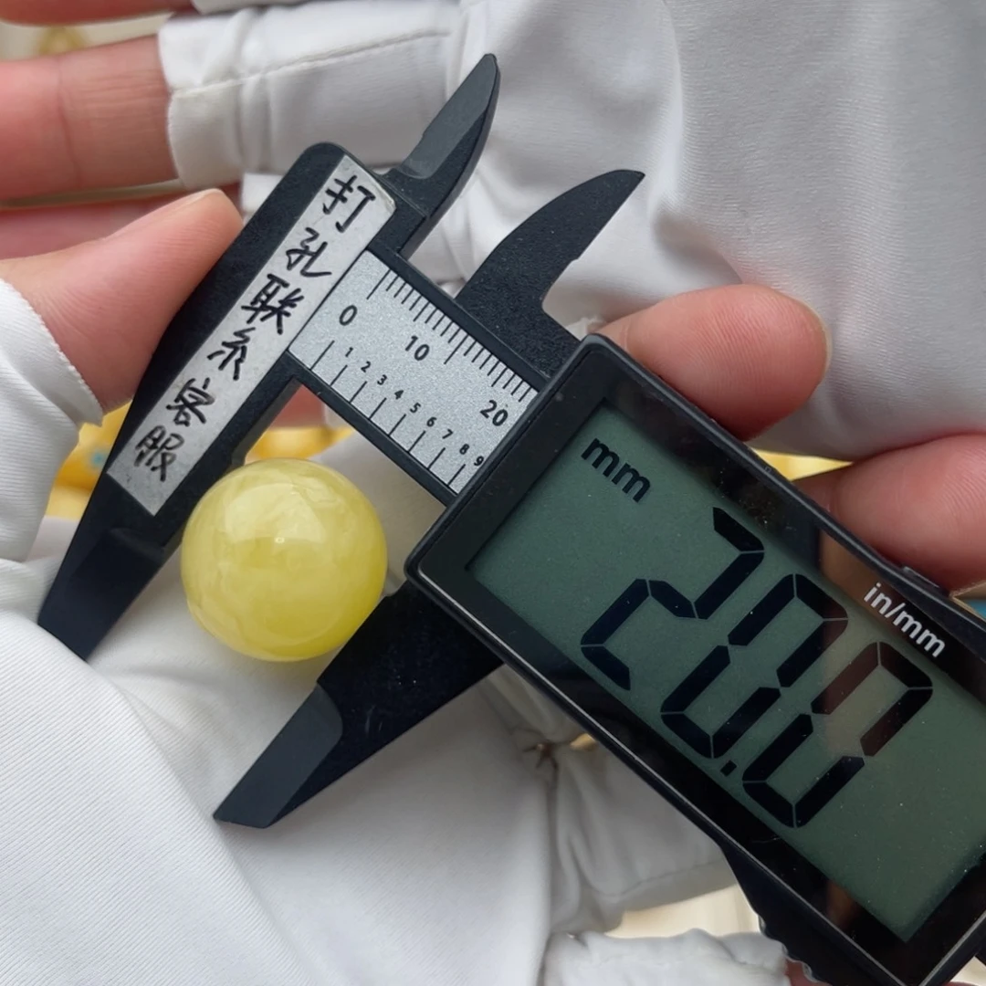 未镶嵌蜜蜡裸石蜜蜡圆珠笑