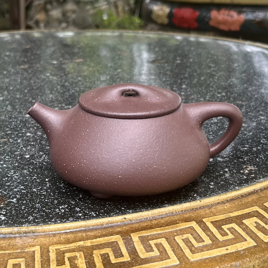 手磨料底槽清高温气窑烧景舟石瓢紫砂壶半手工300cc