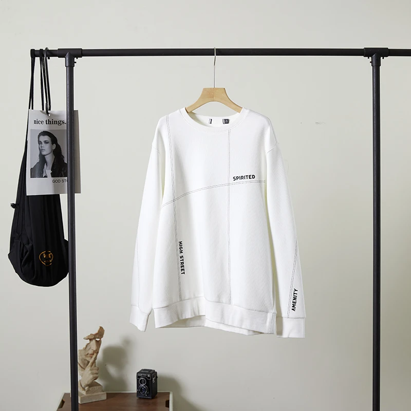 特！ ！罗纹肌理六明治！印花卫衣 H3465 男装 C18