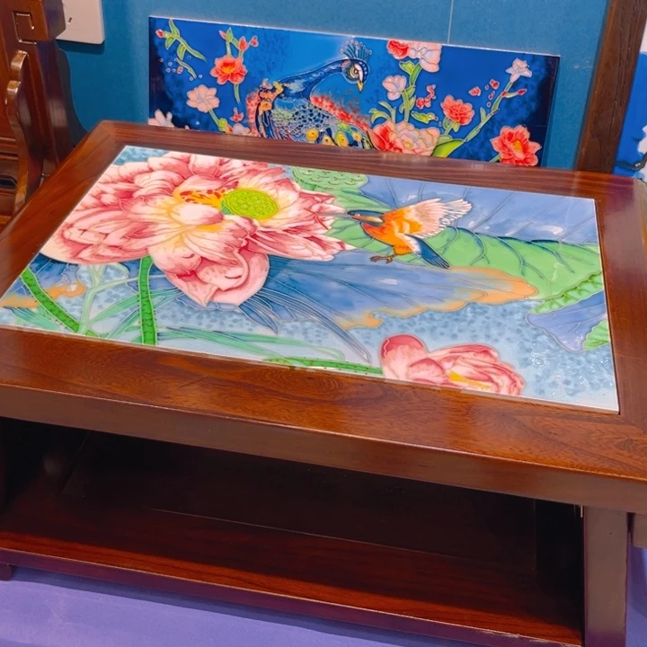 一体款瓷板画艺术作品