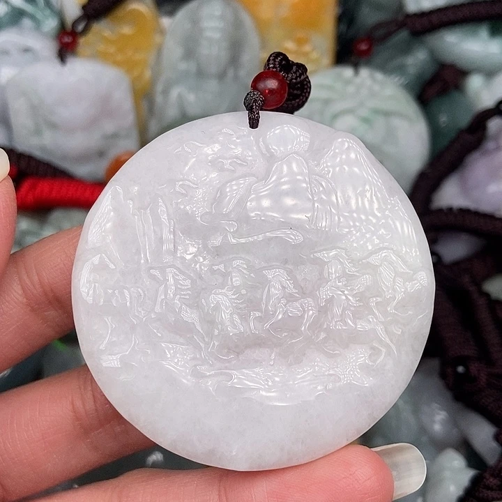 颈饰未镶嵌翡翠翡翠