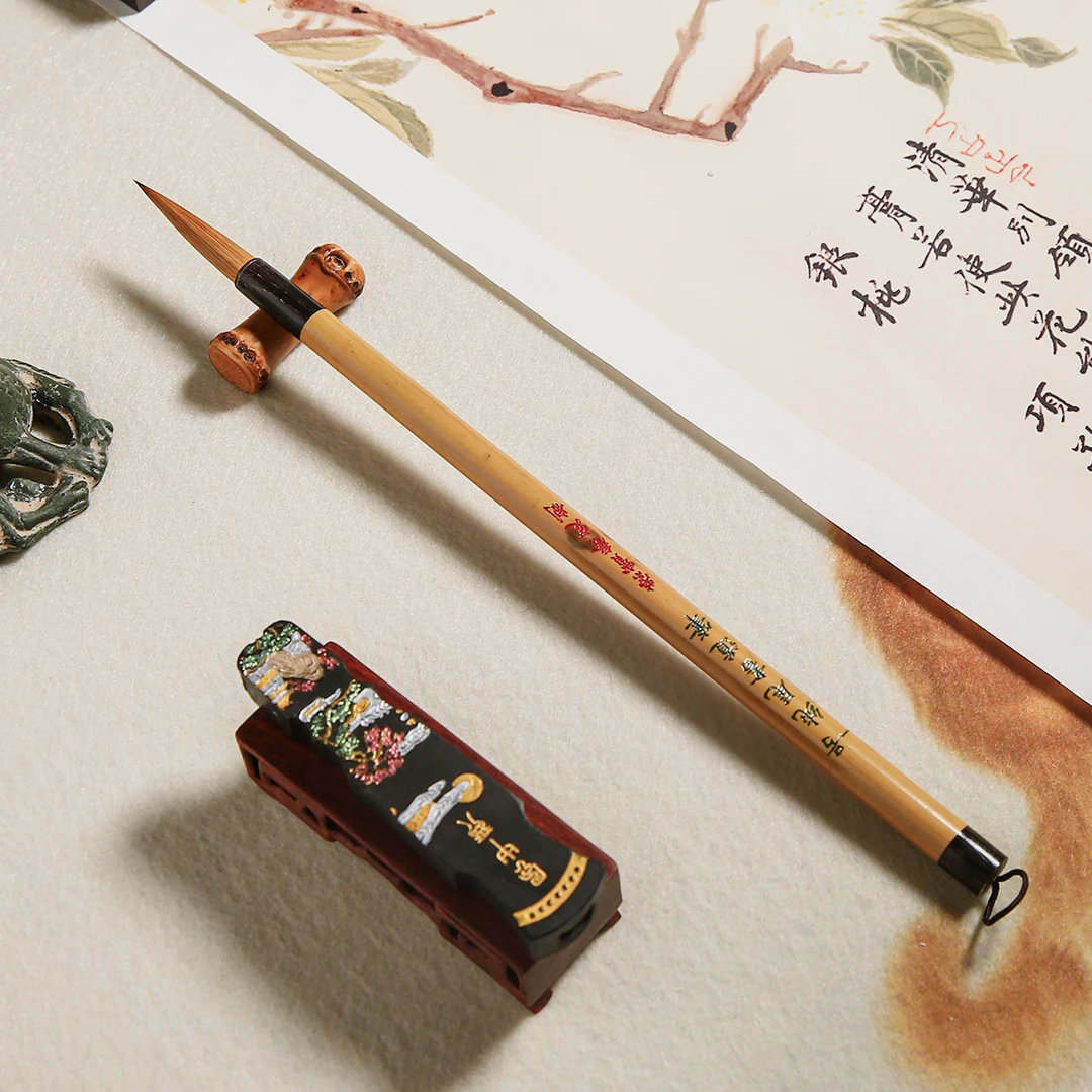 49号 绿杆狼羊毛笔