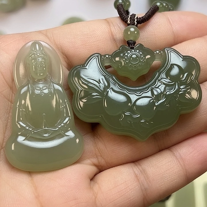 和田玉颈饰未镶嵌