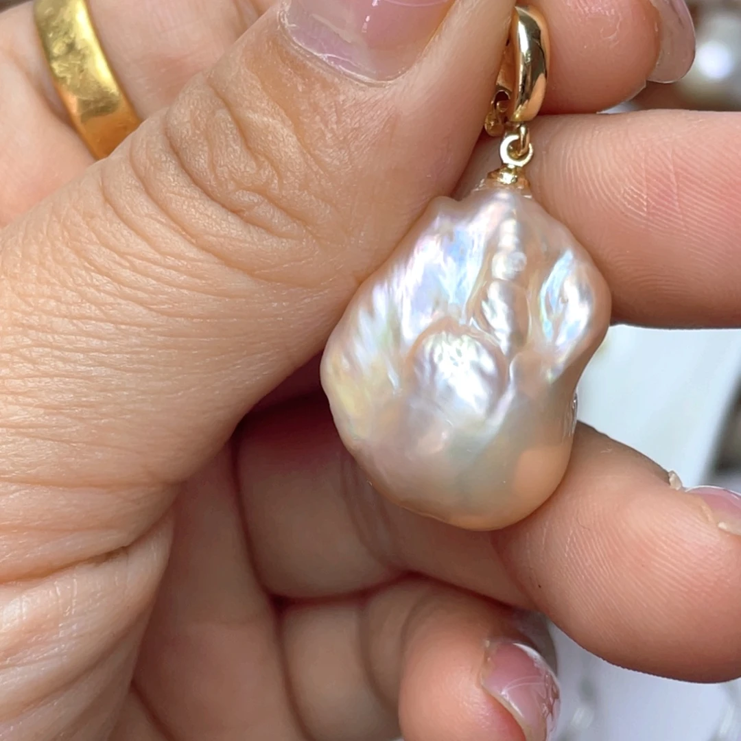 合金颈饰淡水珍珠