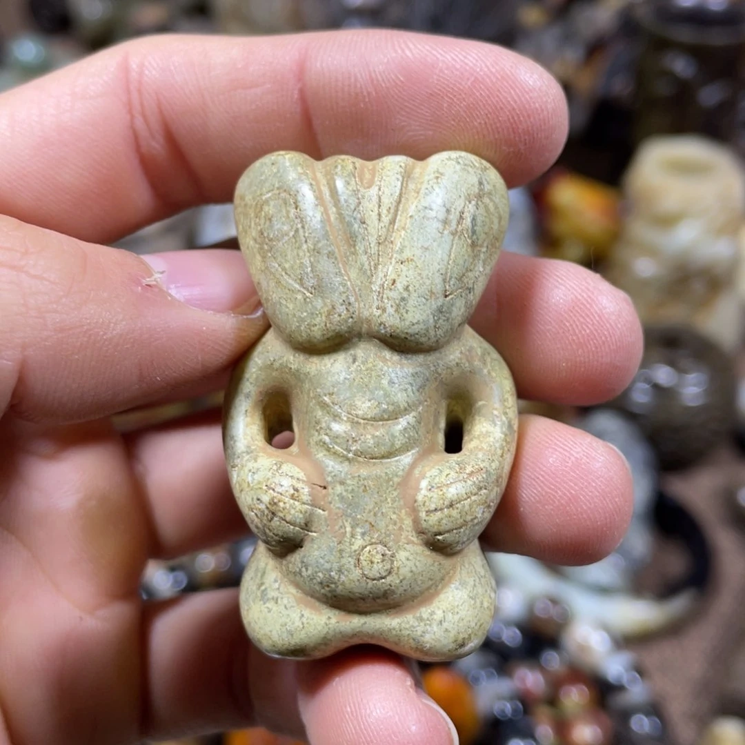 和田玉吊坠(不含链)未镶嵌