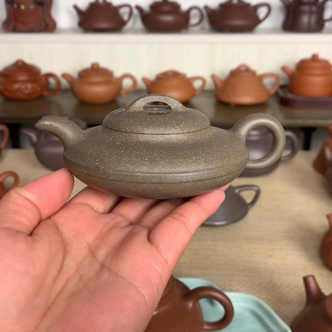 紫砂茶壶石****房线圆容量100