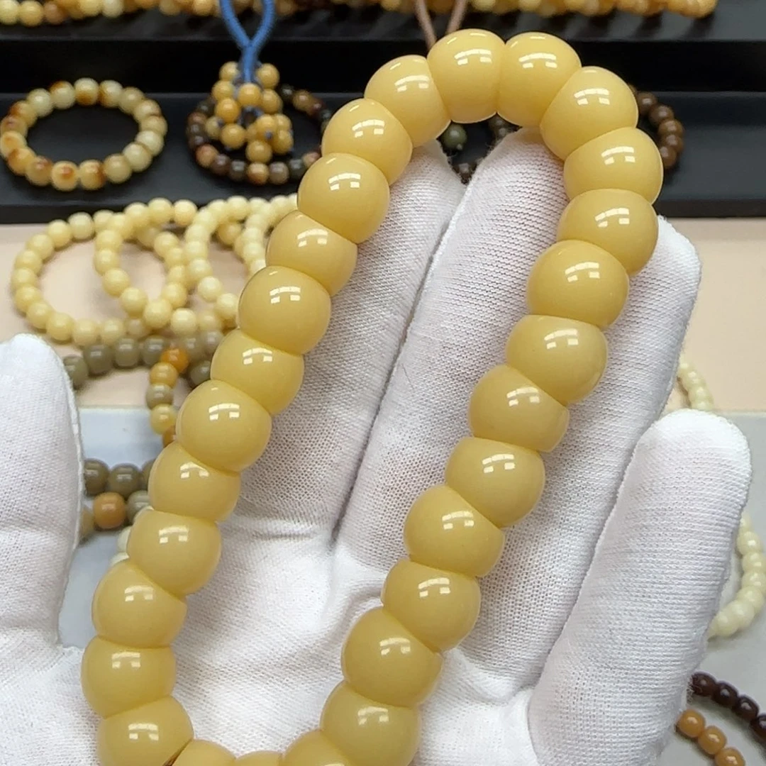 手串菩提根/象牙果13 微瑕 大肠 10年