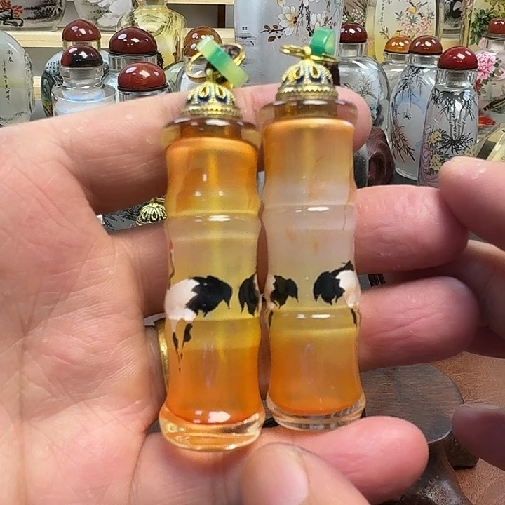 鼻烟壶内画工艺品包邮