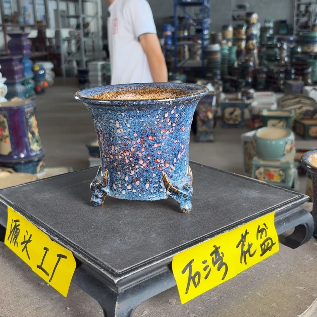 一风堂石湾花盆 内12*12编号006