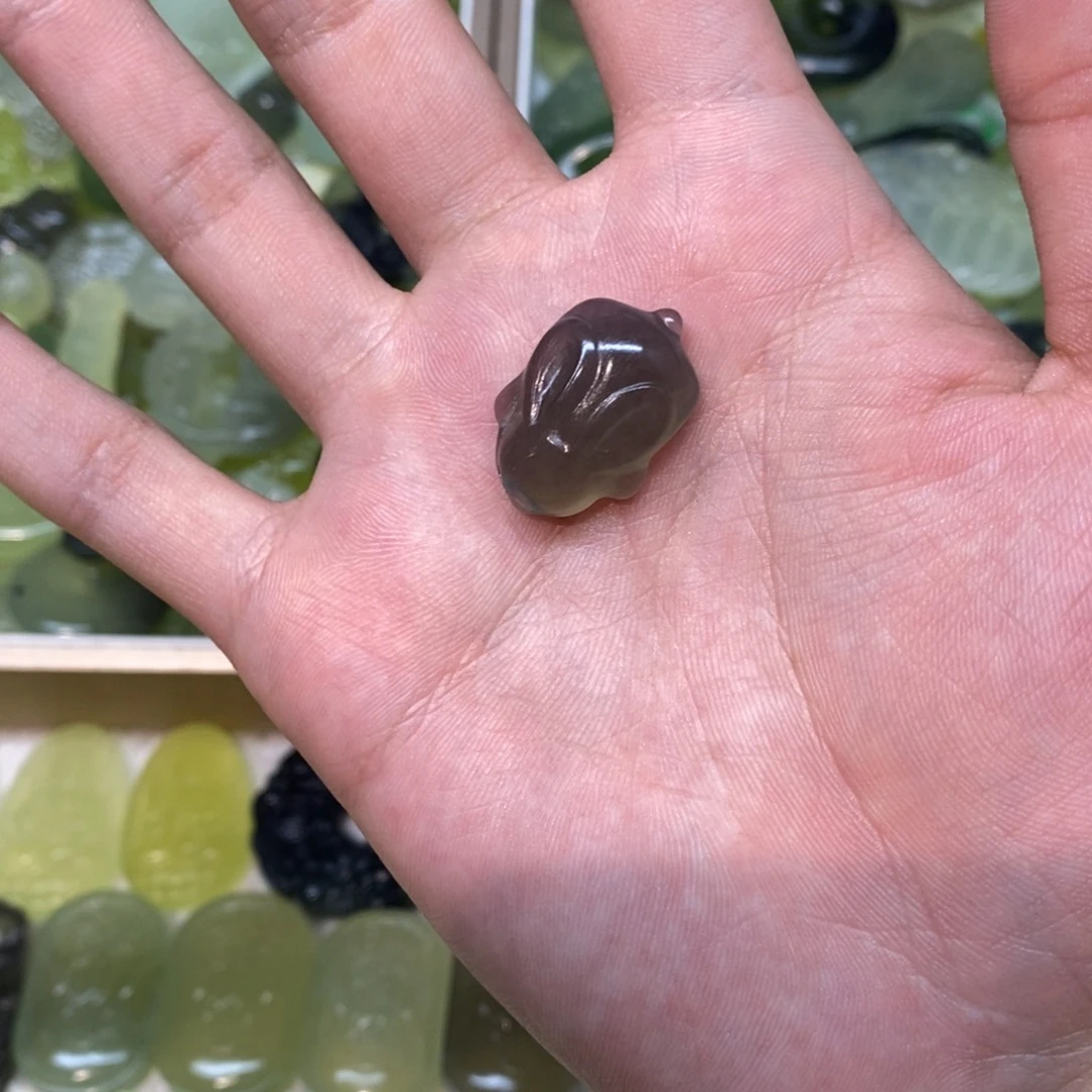 岫玉合金吊坠(不含链)