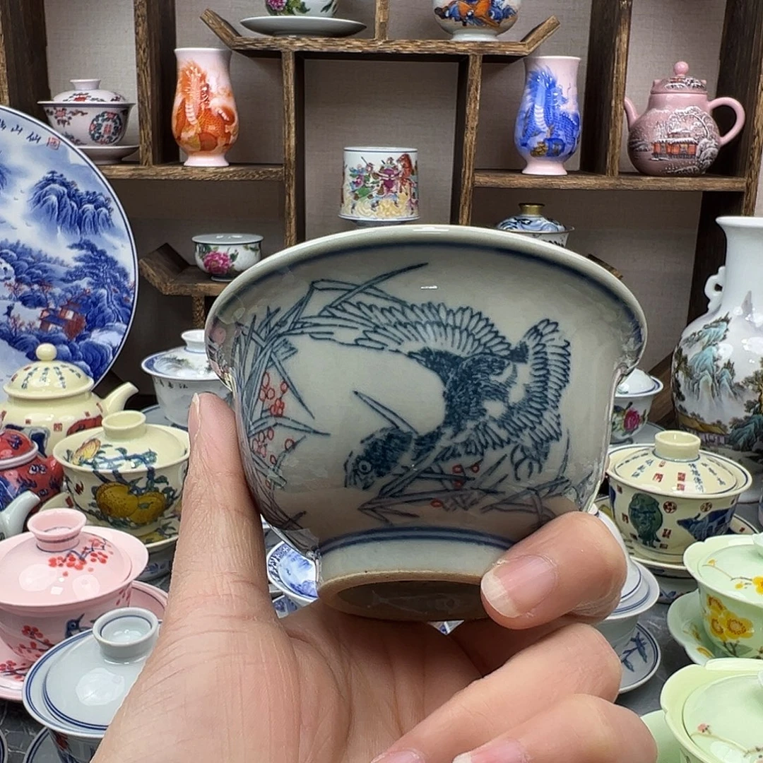 杯子陶瓷景德镇陶瓷567老厂瓷59