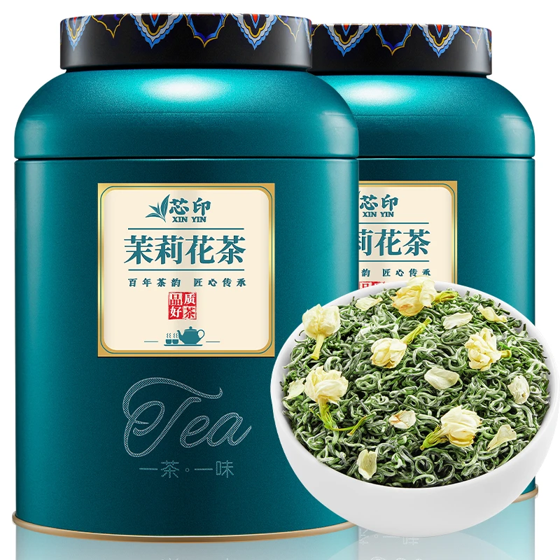 芯印茉莉花茶特级茶叶花草茶广西横县原产浓香型茉莉花香