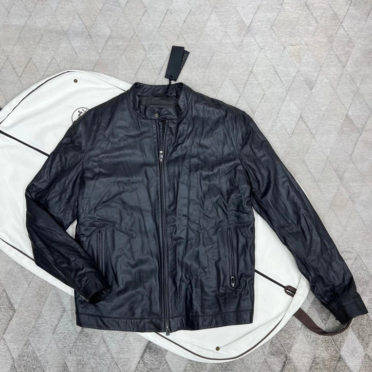 未使用 ZEGNA 杰尼亚 132220 秋冬新款羊羔皮夹克