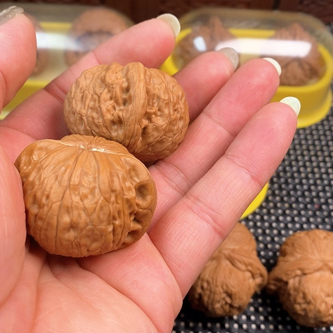 文玩核桃把件無*39➕铁锤