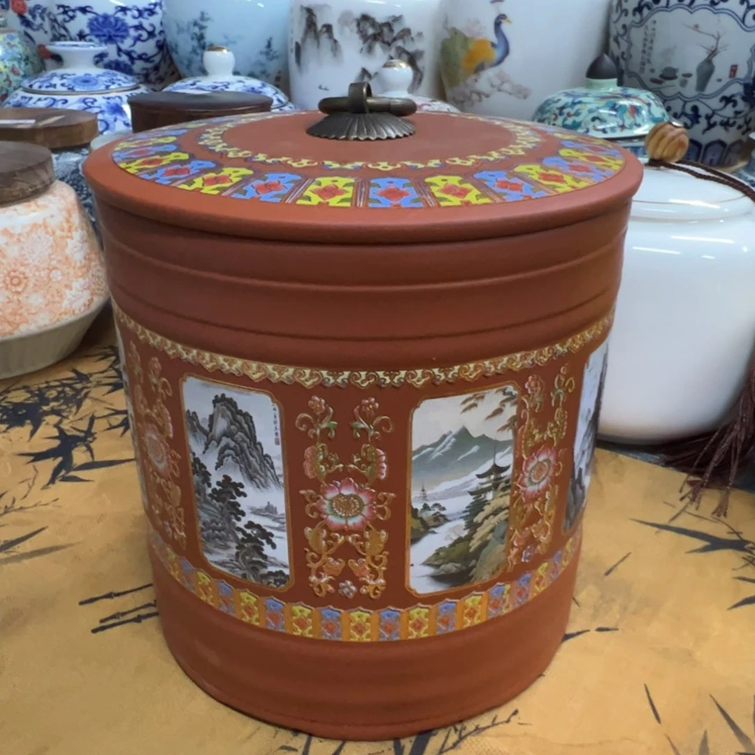 高端家用陶瓷茶叶罐