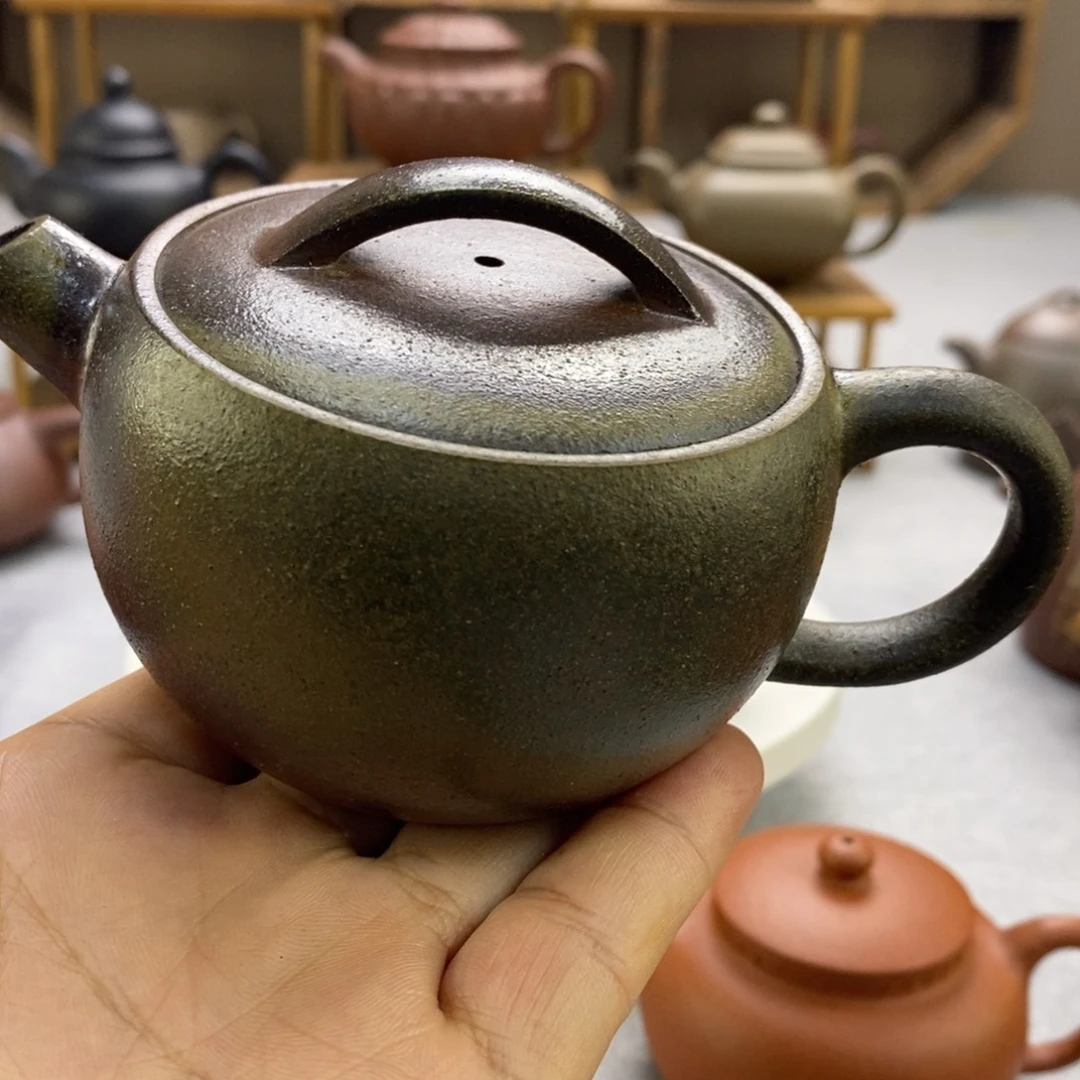 茶壶紫砂一片瓦柴烧