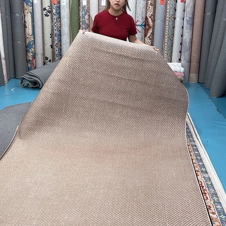 混纺棉麻乳胶底比利时绒微瑕160×280正负1-3厘米误差