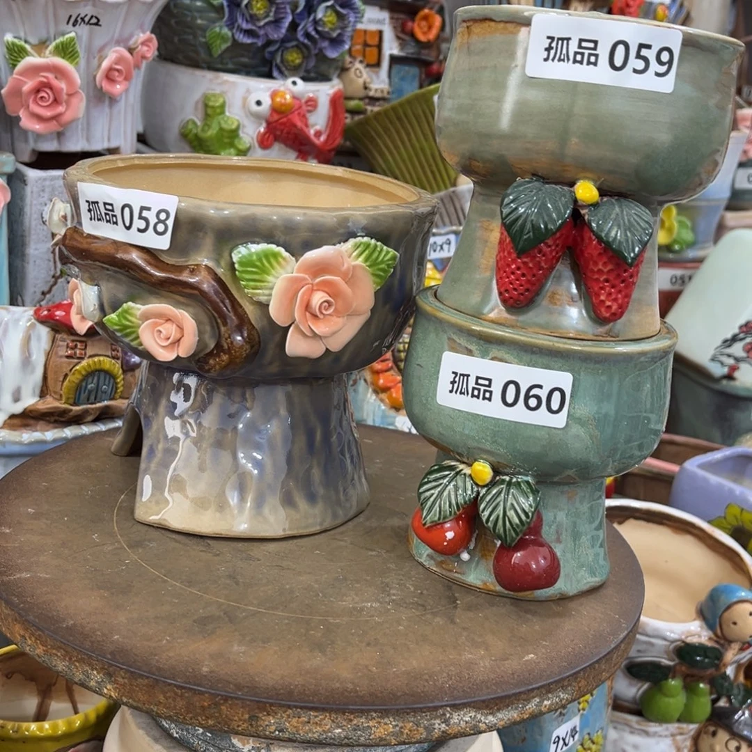 喵***酱粗陶多肉花盆花盆孤品58孤品59孤品60