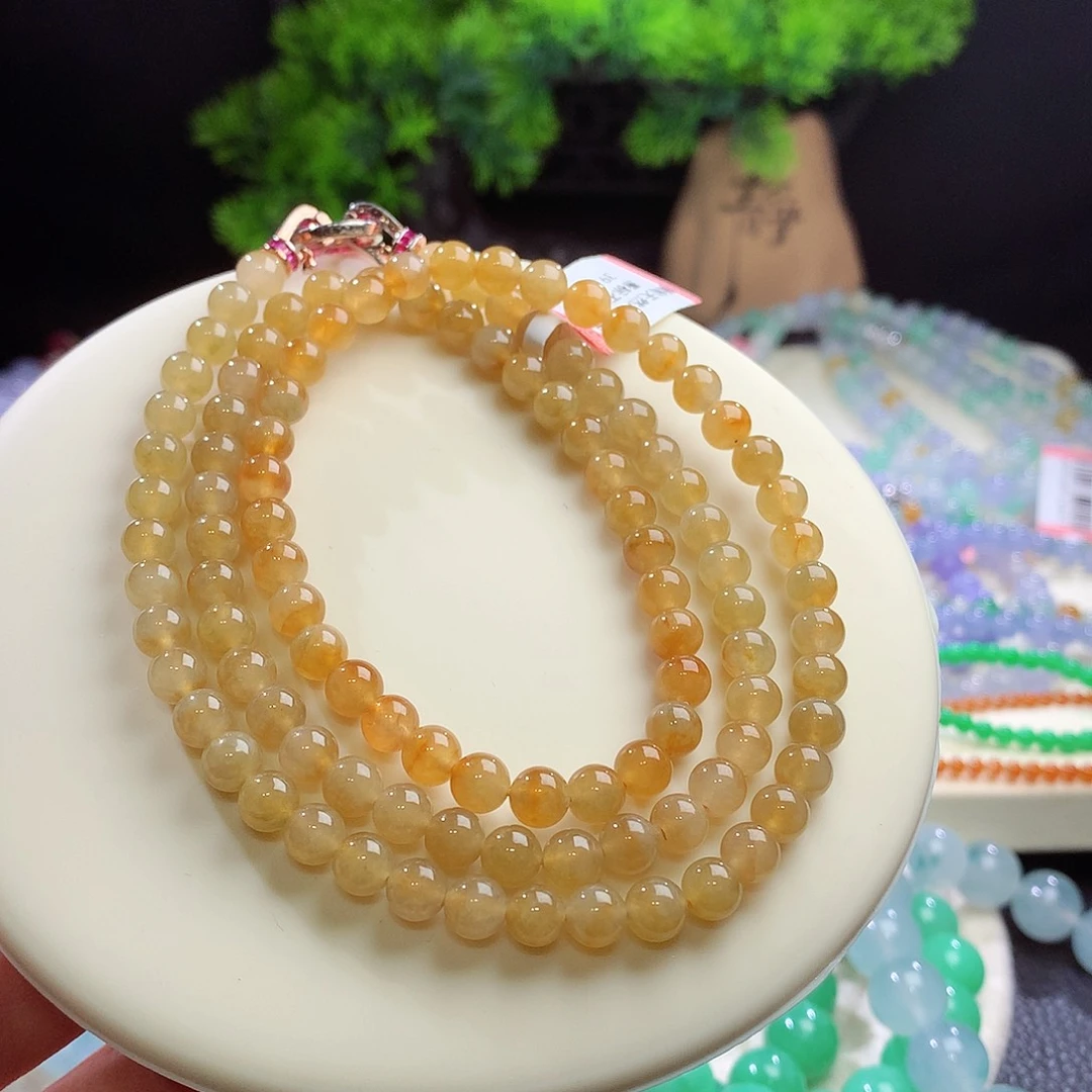 项链未镶嵌翡翠卡6mm