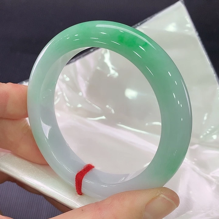 翡翠手镯未镶嵌正圈52-53