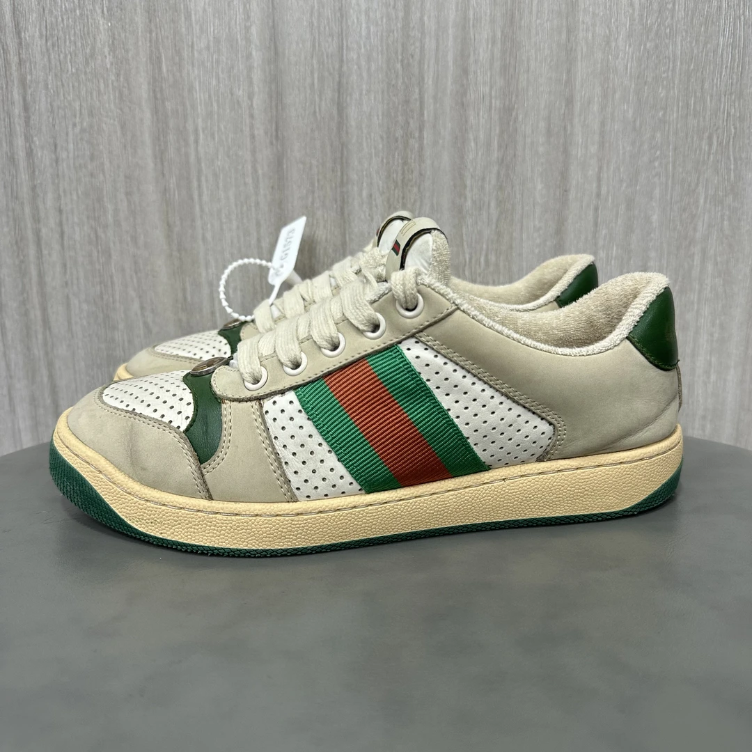 95新 GUCCI/古驰 35码 screener 脏脏鞋